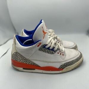 Size 12 Men’s Nike Air Jordan 3 Retro Knicks Used No Box Rare